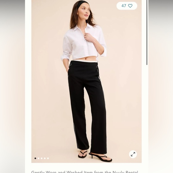 Maeve Anthropologie pull on track pants size 2 NWT - Picture 1 of 11